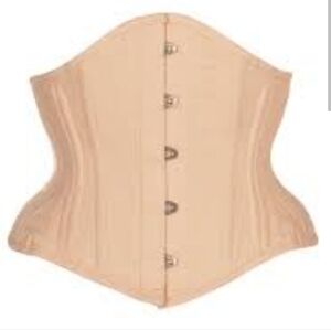 Beige Cotton Waist Training Waspie (Corset)